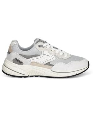 GANT Baskets À Lacets - White