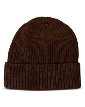 EMERSON RENALDI Gerippte Beanie - Braun