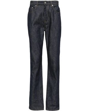 Helmut Lang High-Rise Straight-Leg Jeans - Blue