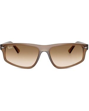 Ray-Ban Rectangle-Frame Sunglasses - Natural
