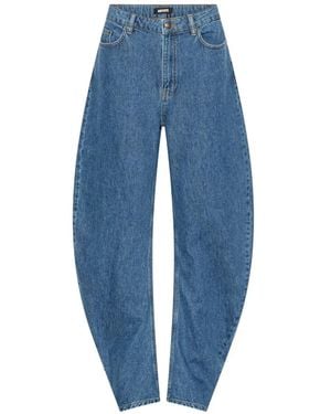 ROTATE BIRGER CHRISTENSEN Drapierte Jeans - Blau