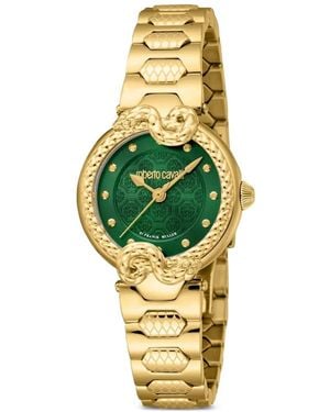 Roberto Cavalli X Frank Muller Snake Core Hexagonal-Link 28Mm Watch - Metallic