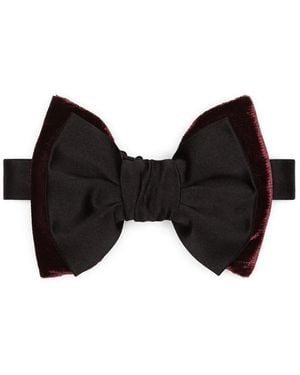 DSquared² Papillon Con Bordo - Nero