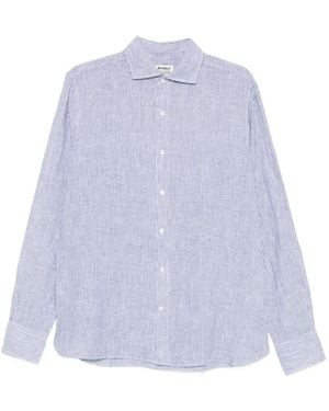Ecoalf Camicia Alfredo A Righe - Bianco