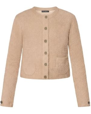 Betty Barclay Geknöpfter Cardigan Mit Aufgesetzten Taschen - Natur