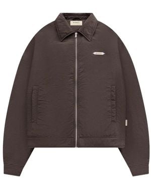 RETERNITY L'Atelier Line Logo-Patch Jacket - Brown
