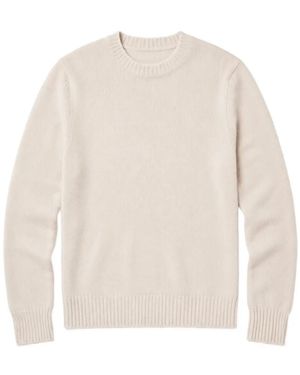 Officine Generale Mycrew Crew-Neck Jumper - White