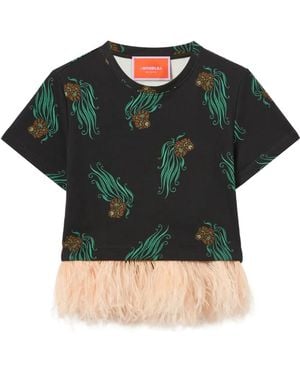 La DoubleJ La Scala Floral T-Shirt - Green