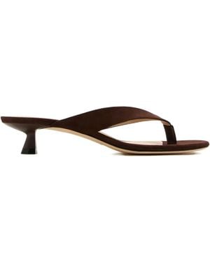 Stuart Weitzman Sandalen Mit Zehensteg 35Mm - Braun