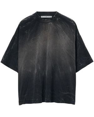 Alexander Wang ブリーチ Tシャツ - ブルー