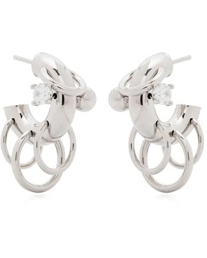 Panconesi Pierced フープピアス - ホワイト