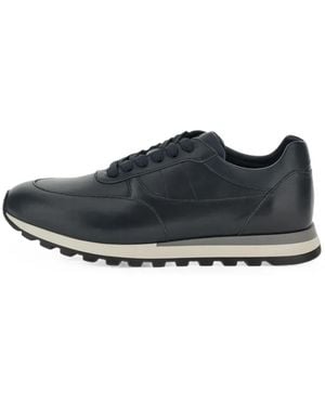 Paul & Shark Soleo Leather Trainers - Blue