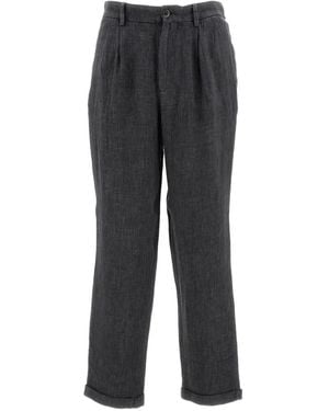 Barena Pleated Cuffed Trousers - Grey
