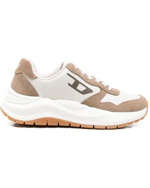 DIESEL S-Speedy Logo-Detail Paneled Sneakers - White