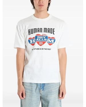 Human Made Logo-Print T-Shirt - White