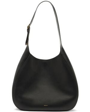 Bally Althea Leather Shoulder Bag - Black