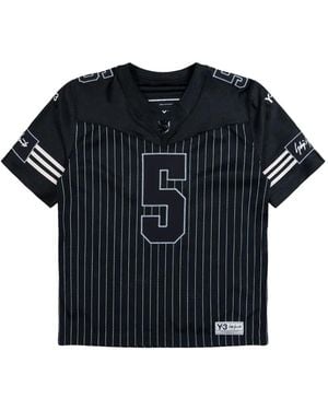 Y-3 Elite 5 Number-Detail T-Shirt - Blue