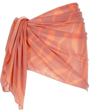 Fisico Pareo Mit Zebramuster - Pink