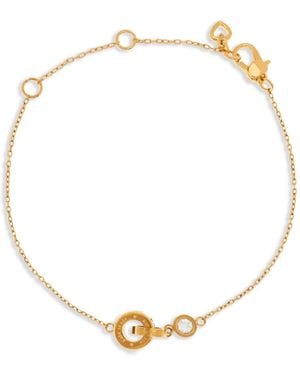 Kate Spade Crystal-Embellished Bracelet - Metallic