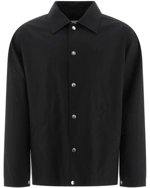 Jil Sander ロゴ ジャケット - ブラック