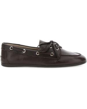 Jeffrey Campbell Leather loafers - Braun