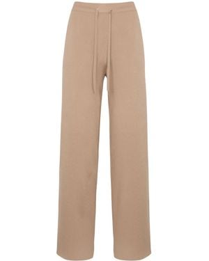 Yves Salomon Knitted Trousers - Natural