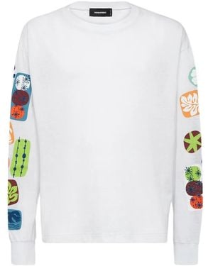 DSquared² Summer Lovers T-Shirt - White