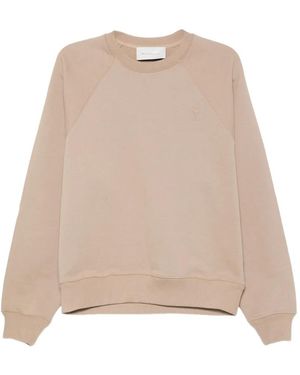 Ami Paris Ami De Coeur Raglan-Sleeve Sweater - Natural