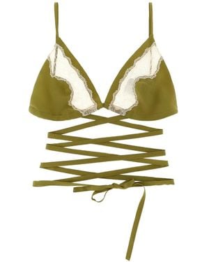 Jejia Triangel-BH aus Spitze - Grün