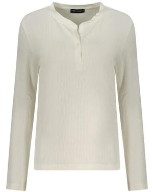 North Sails Ribbed-Knit Top - White