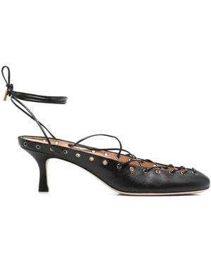 Chloé 60Mm Ghillies Court Shoes - Black