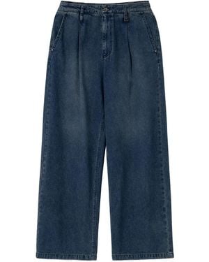 WOOYOUNGMI Pleated Baggy Jeans - Blue