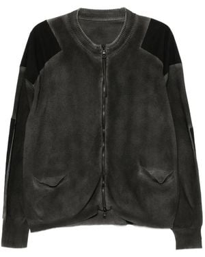 The Viridi-anne Cardigan À Effet Tie-Dye - Black