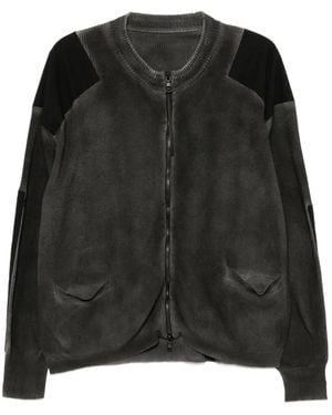 The Viridi-anne Cardigan À Effet Tie-Dye - Black