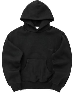Fear Of God Essentials Logo-Print Cotton Hoodie - Black