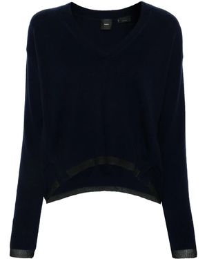Pinko コントラストトリム セーター - ブルー