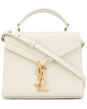 Saint Laurent Cassandra Tas Met Handgreep - Wit