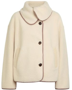 Varley Button Trim Jacket - Natural