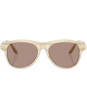 Brunello Cucinelli Round-Frame Sunglasses - Pink