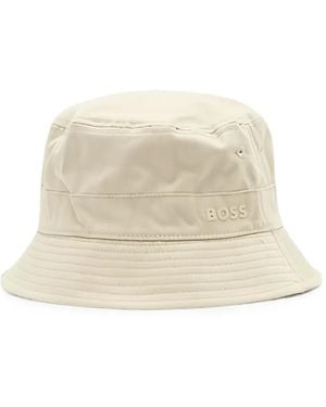 BOSS Finnian Bucket Hat - White