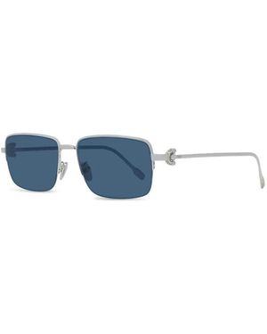Fred Square-Frame Sunglasses - Blue
