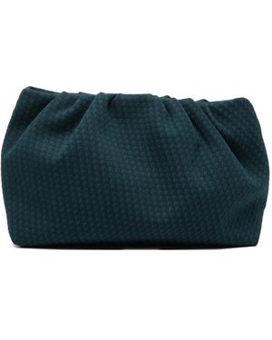 Eres Geometric-Pattern Clutch Bag - Blue