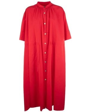 Paul Smith Robe Mi-Longue Boutonnée - Red