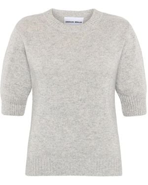 EMERSON RENALDI Short-Sleeve Crew-Neck Jumper - White