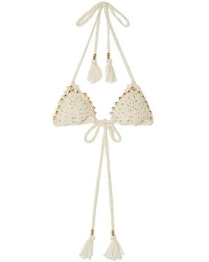 Alanui Top Bikini Cape Jasmine - Bianco