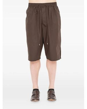 JOE CHIA Haunt Drawstring Shorts - Grey