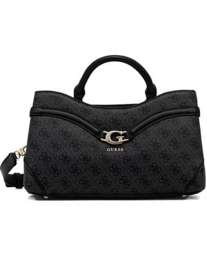 Guess Dea 4G-Logo Tote Bag - Black