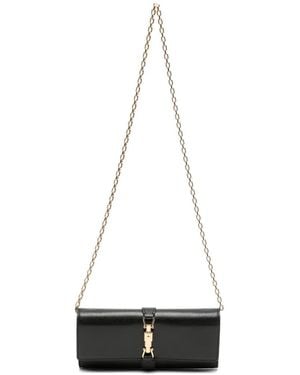 Gucci Jackie Leather Wallet On Chain - Bianco