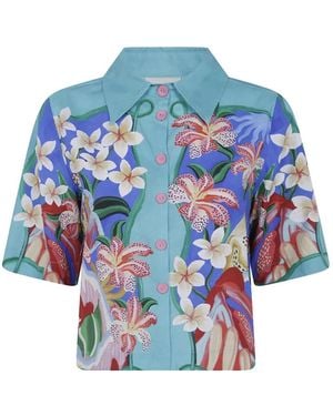 FARM Rio Garden Of Life Shirt - Blue