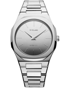 D1 Milano Reloj Ultra Thin De 38 Mm - Gris